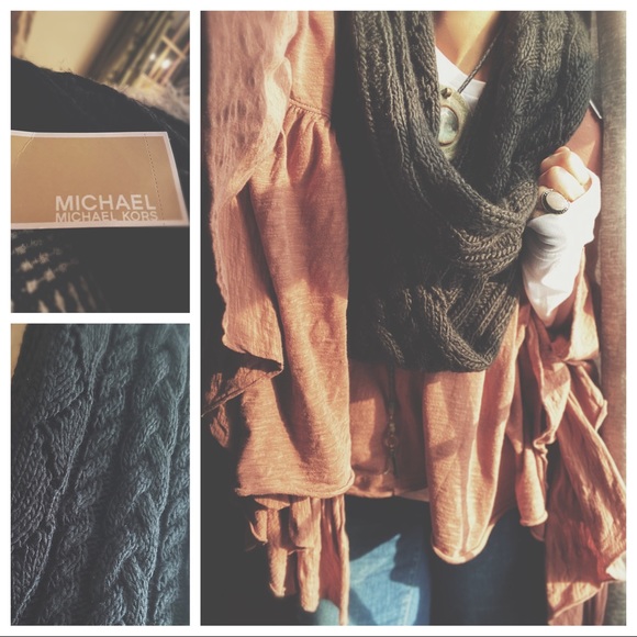 Michael Kors Accessories - Cable Knit Circle Scarf